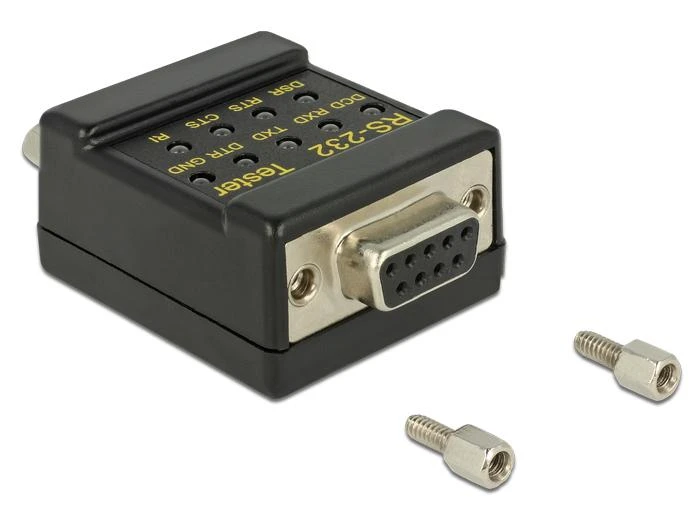 RS-232 testeris su DB9 lizdu ir priedais
