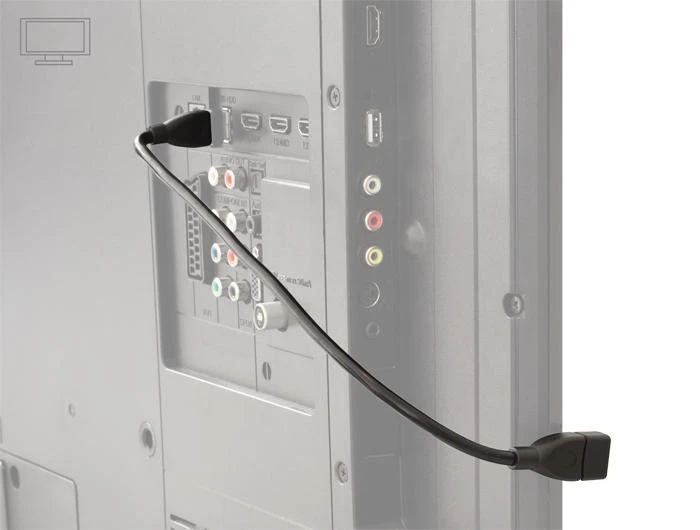 Kabelis USB Delock USB-A - USB-A 0.35 m Juodas (83498)