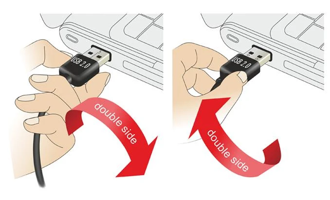 USB kabelis Delock USB-A – miniUSB 3 m juodas (83364)