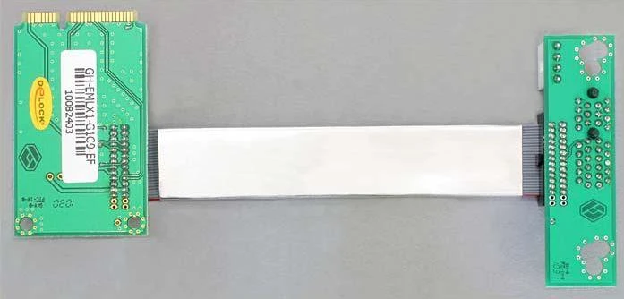 Delock Riser kortelė PCIe X1 lanksti - 13 cm kabelis / jungtys