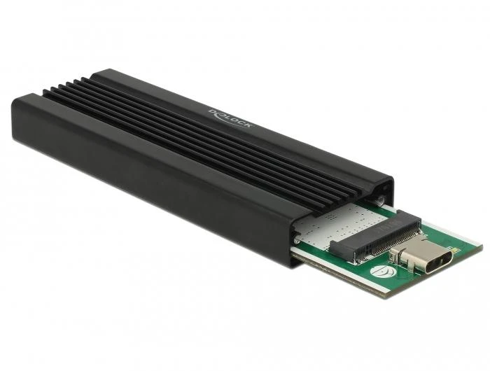 DELOCK išorinis M.2 NVMe PCIe SSD korpusas su SuperSpeed USB 10 Gbps USB 3.1 Gen 2 USB Type-C motele
