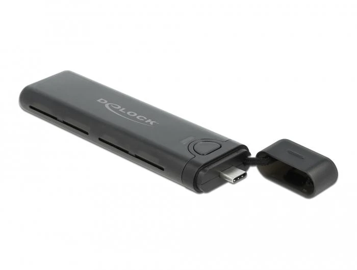 Delock DeLOCK 42635 HDD korpusas Juodas M.2 SSD korpusas