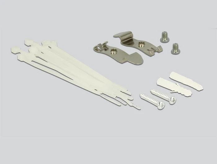 „Delock Keystone“ darbalaukio komutacinis skydelis, 8 prievadų, metalinis, pilkas