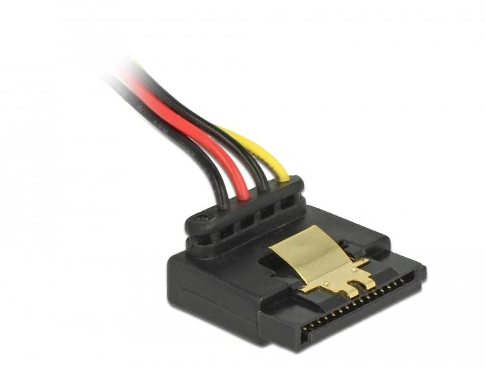 Delock DeLOCK 60170 maitinimo kabelis, 0,15 m, SATA 15 kontaktų, 2 x SATA 15 kontaktų, vyriškas, moteriškas, tiesus