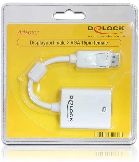 Delock DisplayPort - VGA adapteris pakuotėje