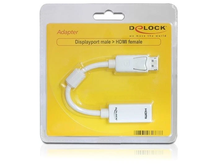 Displayport - HDMI adapteris su lanksčiu laidu