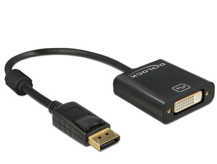 DisplayPort į DVI adapteris su ferito filtru