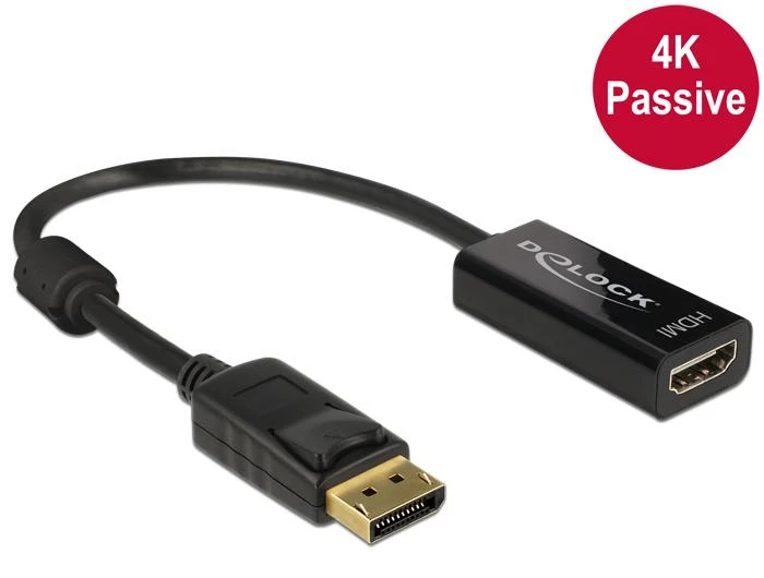 Delock DisplayPort į HDMI adapteris su 4K 4K žyma