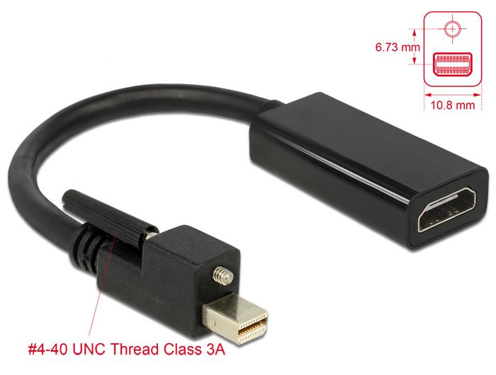 Adapteris AV Delock DisplayPort Mini – HDMI kištukas (62640)