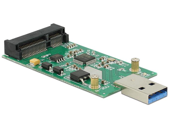DeLOCK USB 3.0 A (m)> mSATA adapteris
