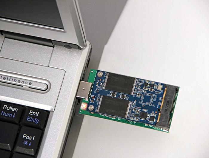 DeLOCK USB 3.0 A (m)> mSATA adapteris