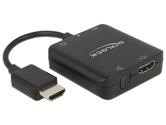 Delock HDMI audio extractor su integruota jungtimi