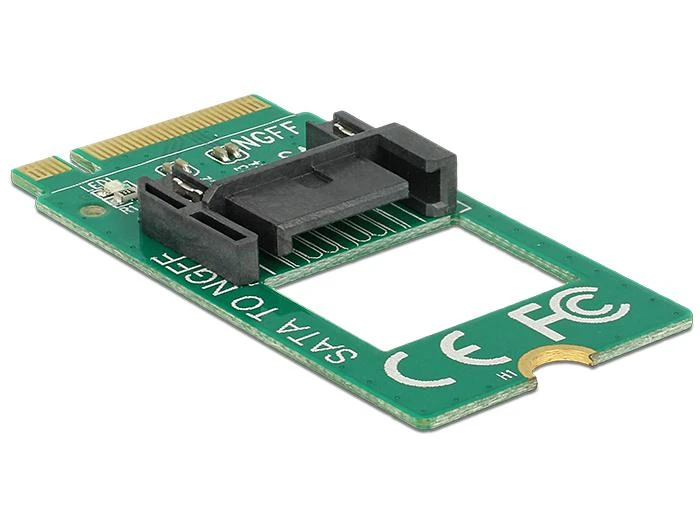 Delock Adapteris M.2 raktas B kištukas > SATA 7 kontaktas (62876)