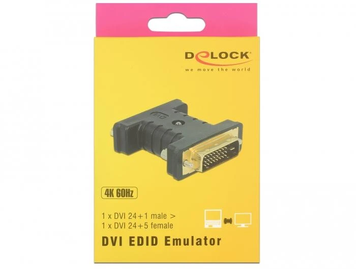 Delock DVI EDID emuliatorius su 4K palaikymu