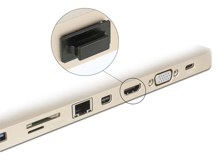 Delock HDMI apsauginis dangtelis kompiuterio jungčiai