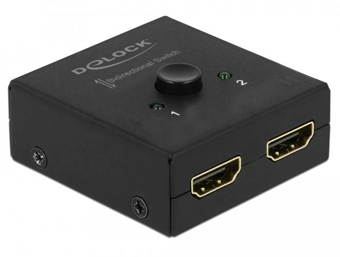 Delock HDMI dvikryptis jungiklis su dviem prievadais