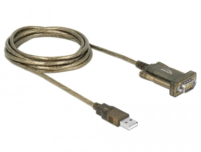 „Delock“ adapteris USB 2.0 A tipo > 1 x serijinis DB9 RS-232
