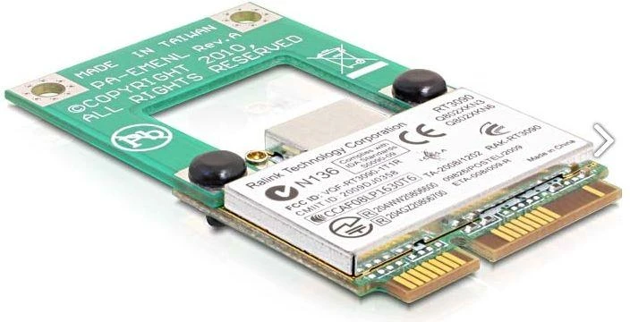Delock Mini PCI Express / mSATA plėtinys Pusinis dydis > Visas dydis