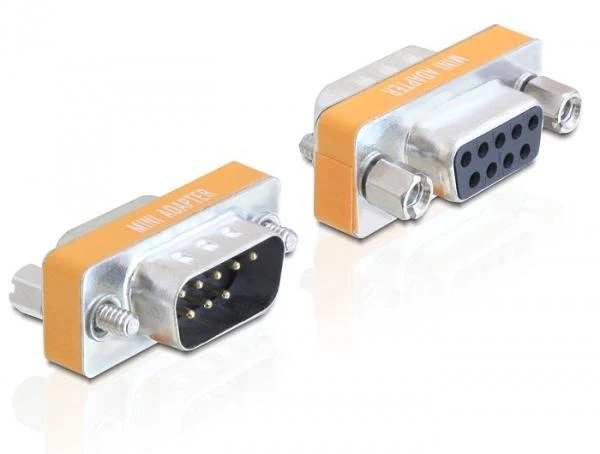 Delock DB9 null modemo adapterių pora