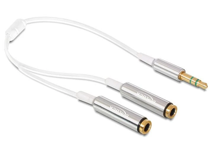 Delock 3,5 mm garso skirstytuvas, Y šakotuvas