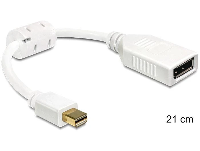 Delock mini DisplayPort į DisplayPort 21 cm laidas