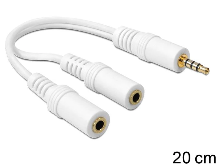 Delock garso adapteris 4-pin į 2x 3-pin