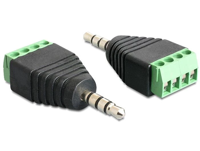 Delock 3.5 mm Audio adapteris su gnybtų bloku