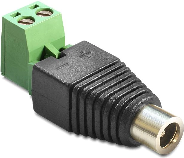 Delock adapterio gnybtų blokas > DC 2,5 x 5,5 mm lizdas