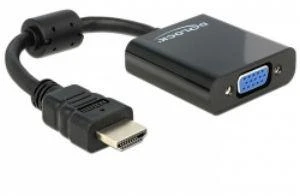 HDMI į VGA adapteris su feritiniu filtru
