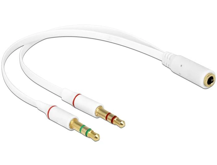 Delock 3.5mm garso adapteris su dviem kištukais