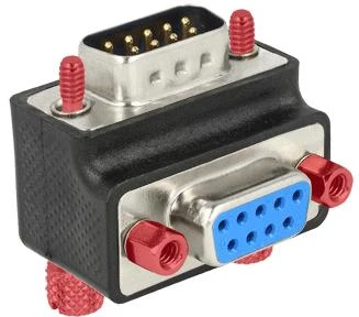 Delock DB-9 - DB-9, Juodas (65595)
