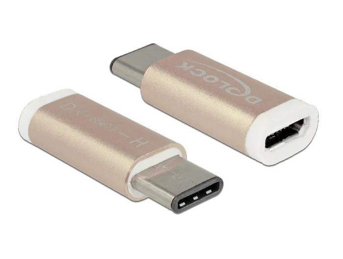 Delock adapteris USB 2.0 Micro-B moteriškas > USB Type-C™ 2.0 vyriškas vario spalvos
