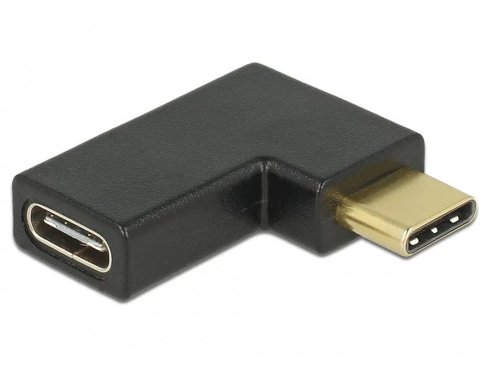 DELOCK Adapteris SuperSpeed USB 10 Gbps USB 3.1 Gen 2 USB Type-C male > moteriškas kampuotas į kairę/dešinę