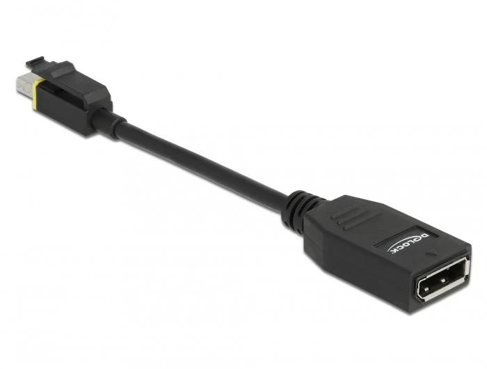 Mini DisplayPort į DisplayPort adapteris su fiksatoriumi