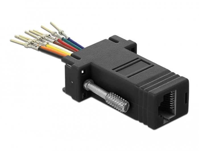 Sub-D RJ-45 adapteris su laidais
