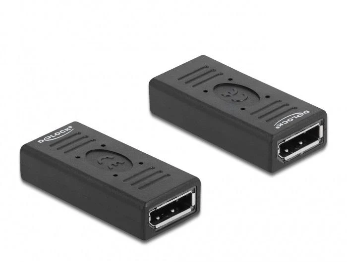 Du Delock DisplayPort 1.2 moteriški adapteriai