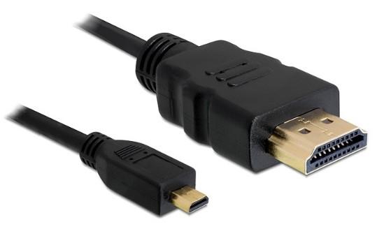Kabelis Delock HDMI Micro - HDMI 1m juoda (82661)