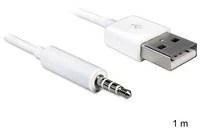 Delock USB-A į 3,5 mm 4 kontaktų jungties laidas