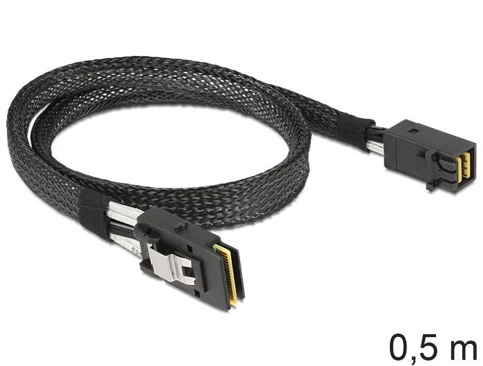 Delock Kabelis mini SAS HD SFF-8643 > mini SAS SFF-8087 0,5 m