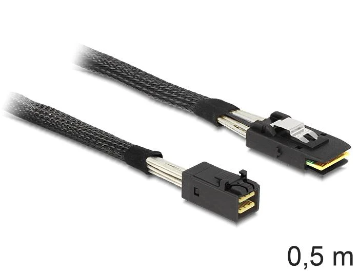 Delock Kabelis mini SAS HD SFF-8643 > mini SAS SFF-8087 0,5 m