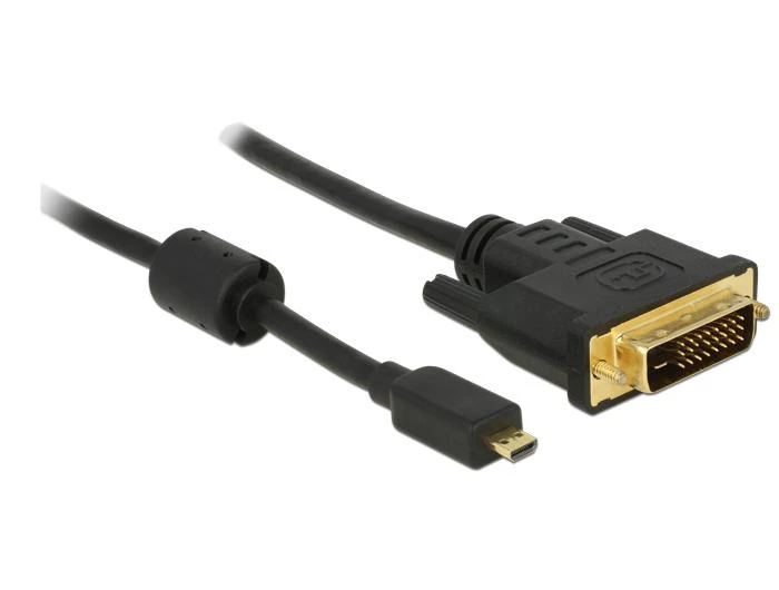 Micro HDMI į DVI laidas su ferito filtru
