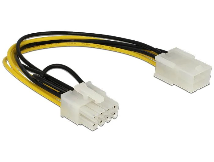 Delock maitinimo kabelis PCIE 6 kontaktų moteriškas > 8 kontaktų vyriškas PCIE