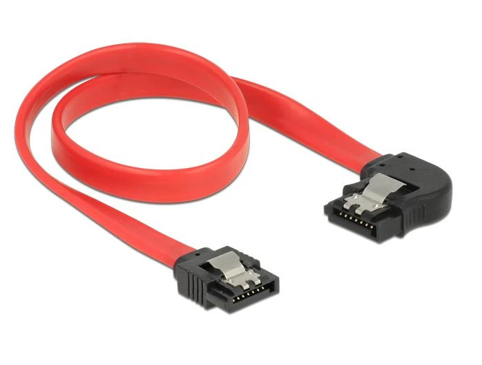 Delock SATA - SATA, 0.3m, Raudona (83963)