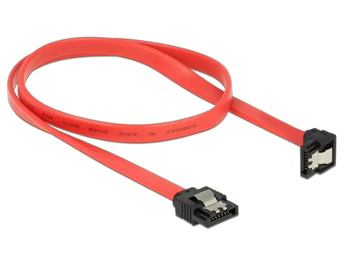 Delock SATA - SATA, 0.5m, Raudona (83979)