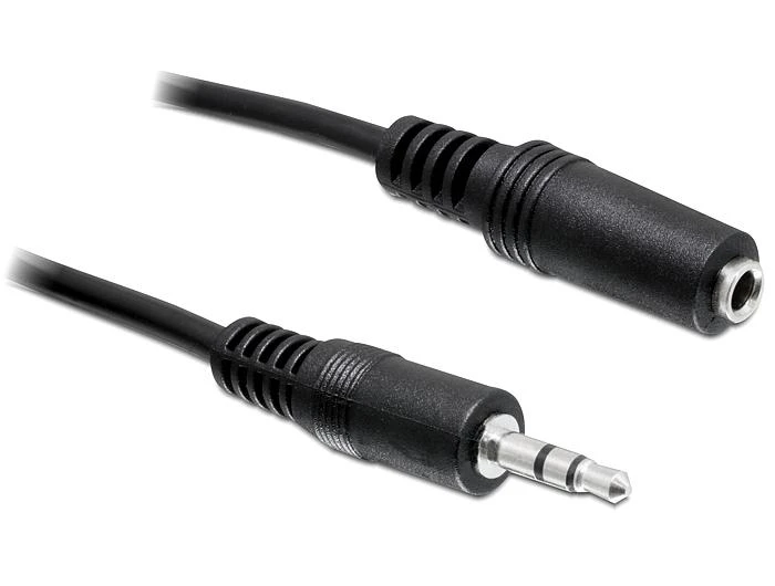 Kabelis Delock Jack 3.5mm - Jack 3.5mm 3m juoda (84002)