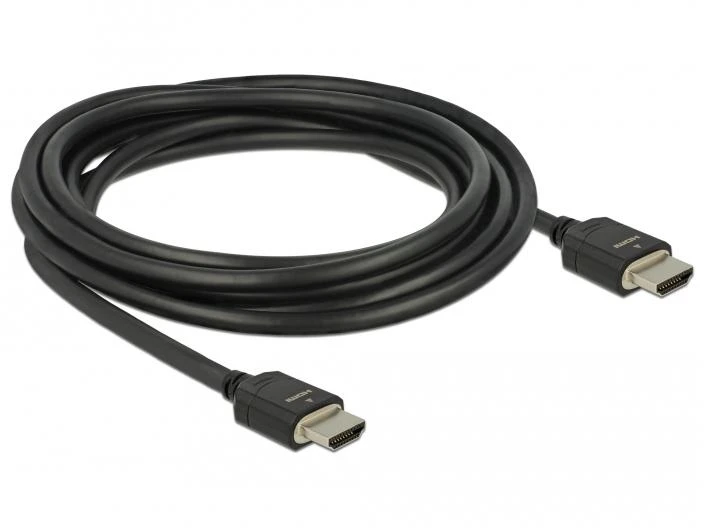 Delock HDMI kabelis, 3m ilgio, susuktas