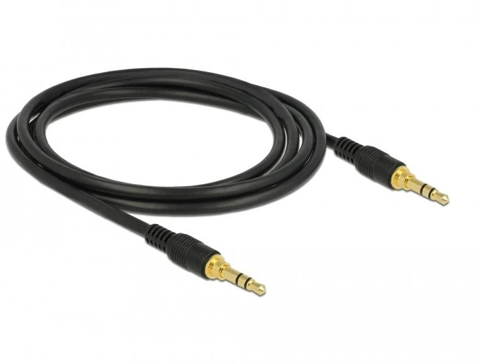 Delock 3.5 mm garso kabelis su auksuotomis jungtimis