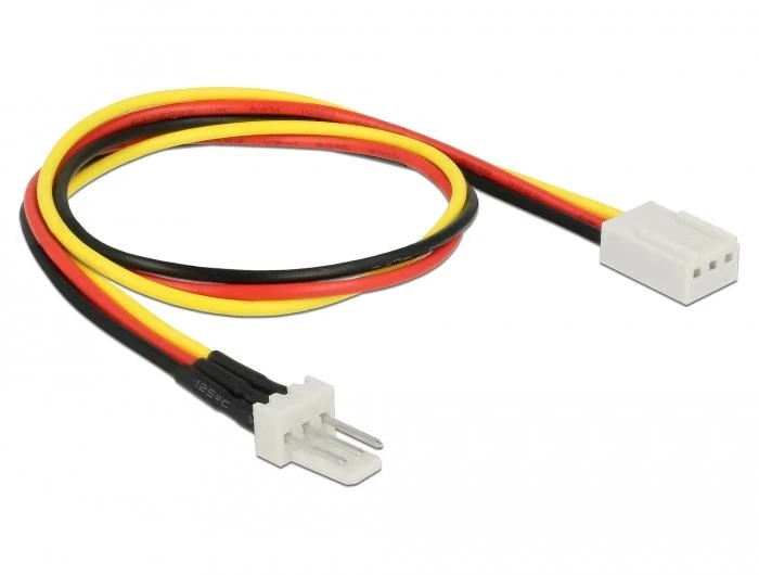 Laido ilgintuvas ZASILAJĄCEGO WENTYLATORA 3PIN M/F 30CM DELOCK