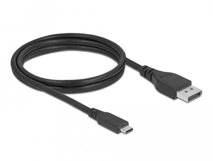 „Delock“ dvikryptis USB Type-C™ į DisplayPort laidas 8K 60 Hz 1,5 m DP