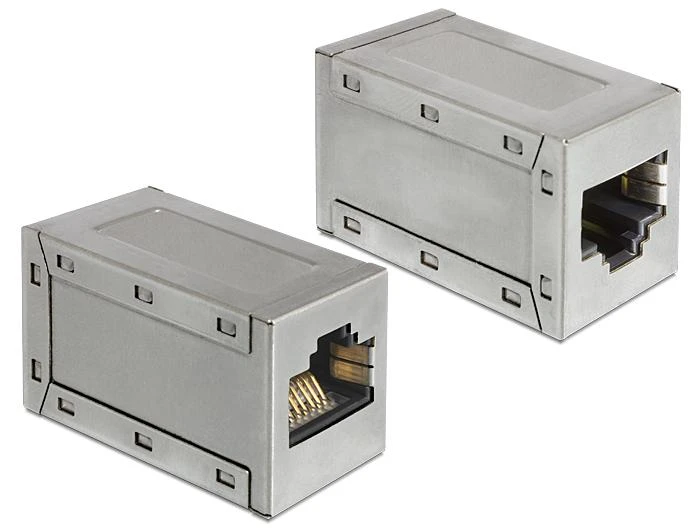 Delock tinklo adapteris RJ45 lizdas / lizdas Cat.6A